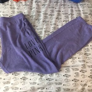 Pink sweatpants